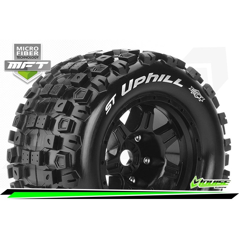 Louise – MFT ST-Uphill 1/8 Stadium Truck Tire Mounted (3.8″) (2)