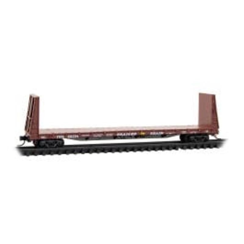 Micro Trains 05400481 N Scale 61' Bulkhead Flatcar TTX Rd# 80234
