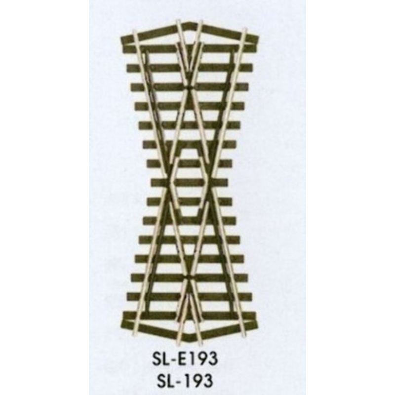 Peco SL-193 HO Scale HO CROSSING 24 DEG CD75NS