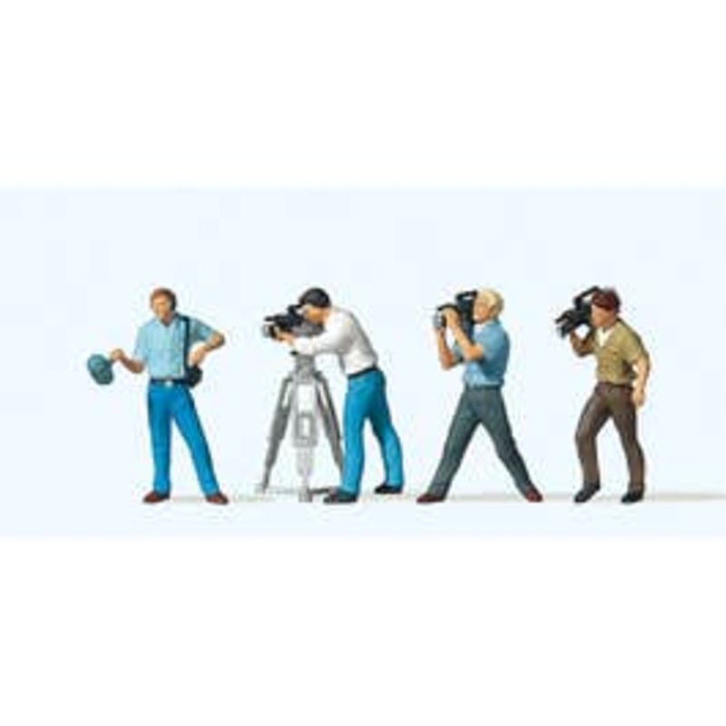 Preiser 10421  HO Film crew 4 pcs