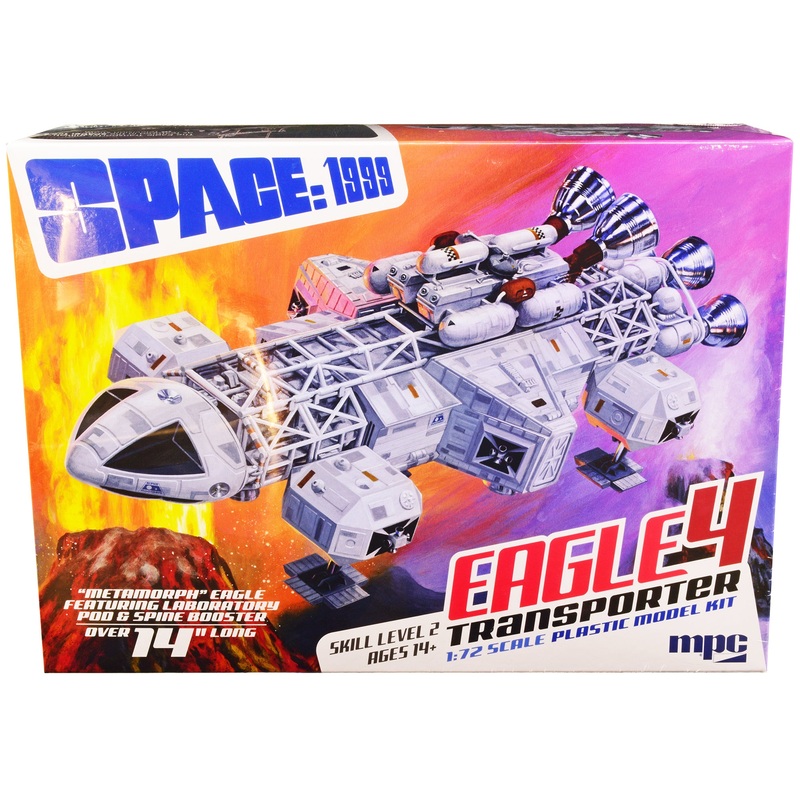 Skill 2 Eagle 4 Transporter “Space: 1999” (1975-1977) TV Show Model Kit  1/72 Scale Model by MPC