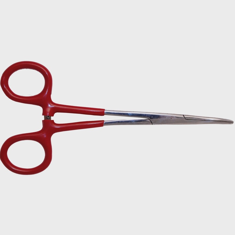 Excel – Hemostat/Delux (5″) 1/2″ Curved Nose Stainless Steel