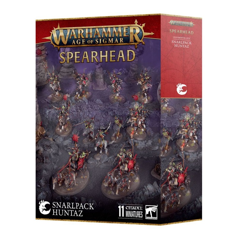 GW – Warhammer AOS Spearhead: Gloomspite Gitz – Snarlpack Huntaz (70-894)