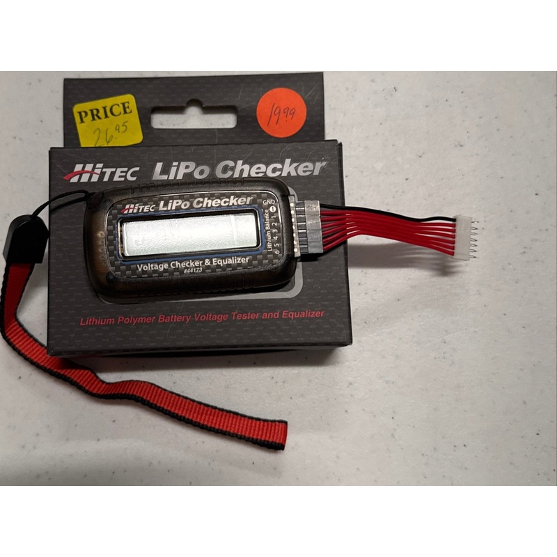Hitec lipo battery checker