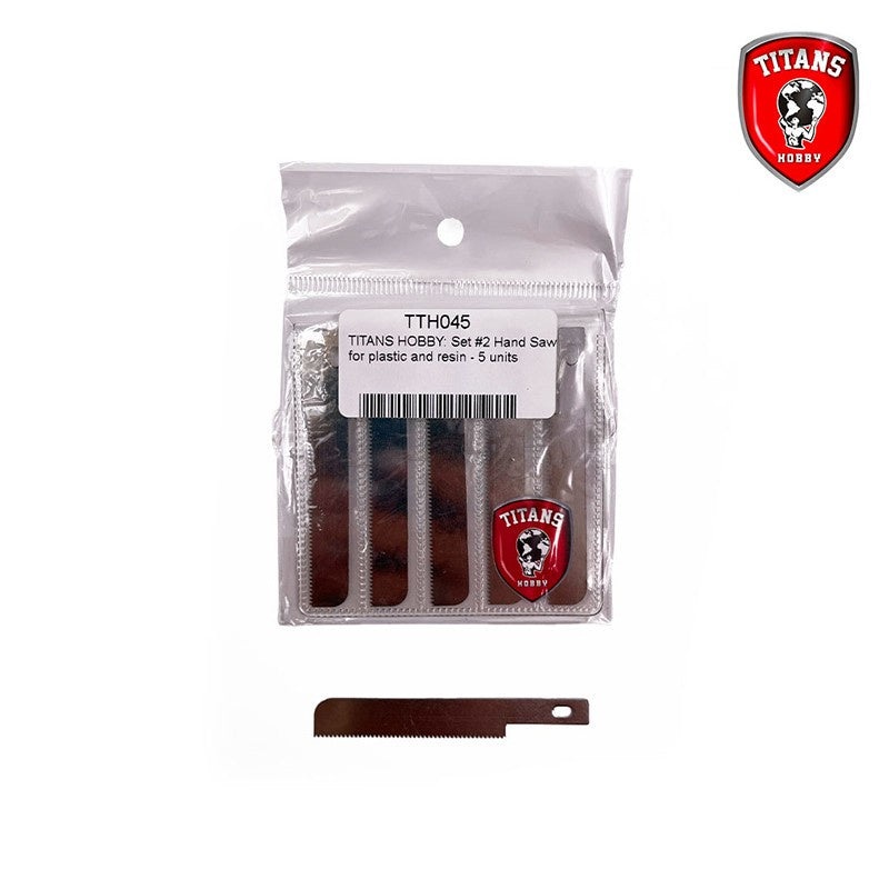 Titans – Set #2 Hand Saw for Plastic & Resin – 5 units