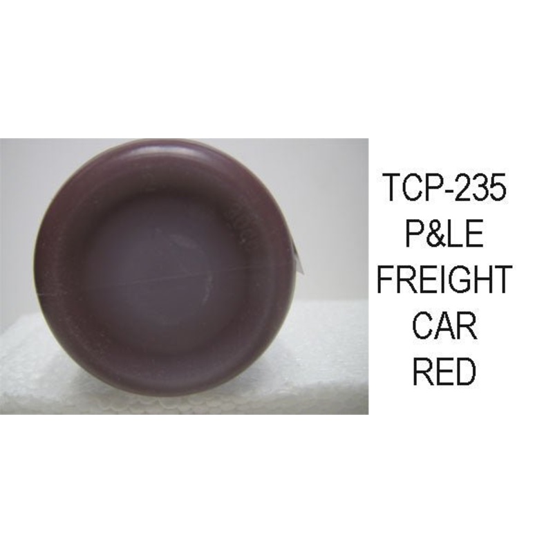 Tru Color TCP-235 Pittsburgh and Lake Erie, Freight Car Red, 1940 – 1960’s Paint 1 ounce