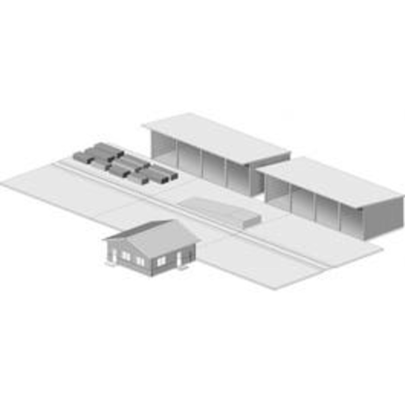 Walthers 933-4106 Modern Lumber Transload — Kit