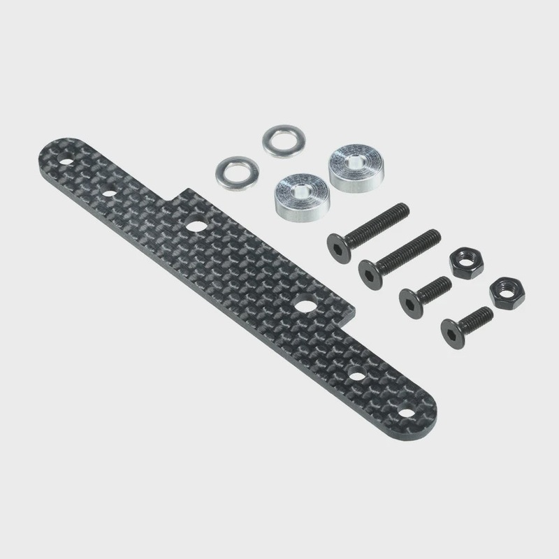 Carisma – Bumper Body Mounts 2mm Graphite Set For Tamiya C-Car