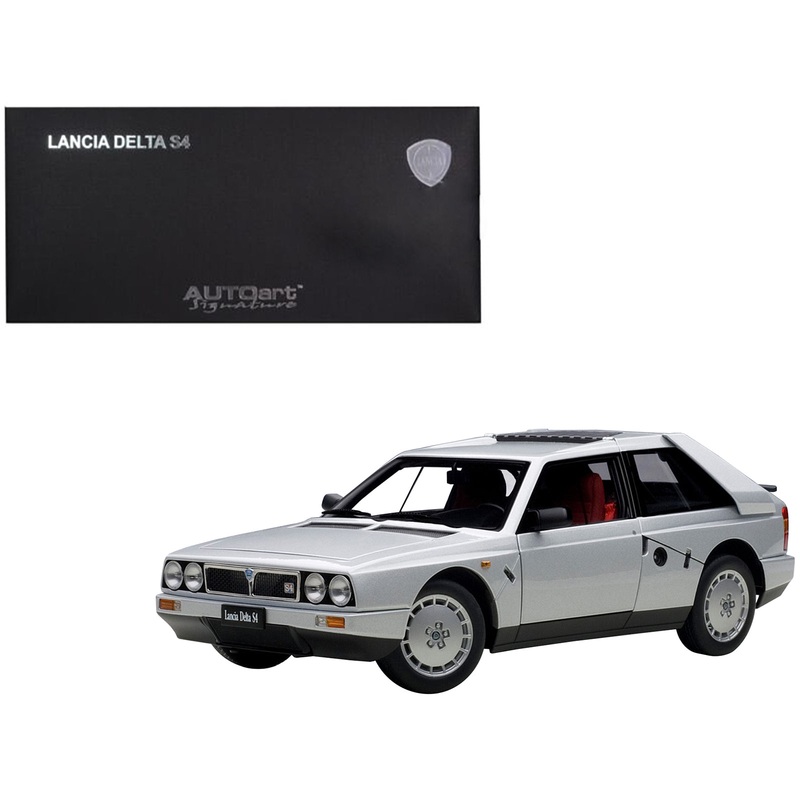 Lancia Delta S4 Grey 1/18 Diecast Model Car by Autoart
