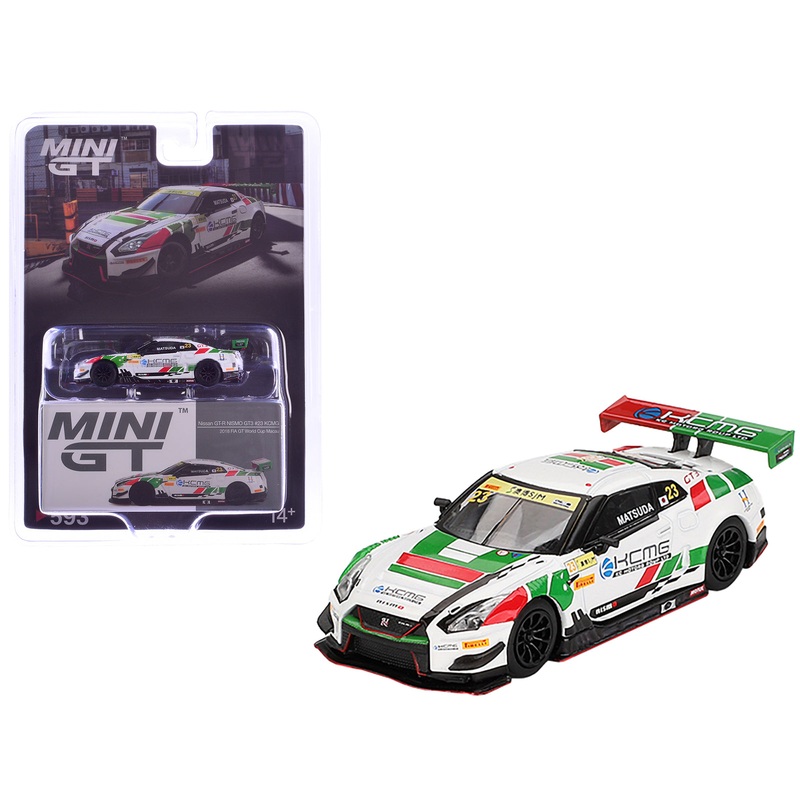 Nissan GT-R NISMO GT3 #23 Tsugio Matsuda “KCMG” “FIA GT World Cup Macau” (2018) Limited Edition 1/64 Diecast Model Car by Mini GT