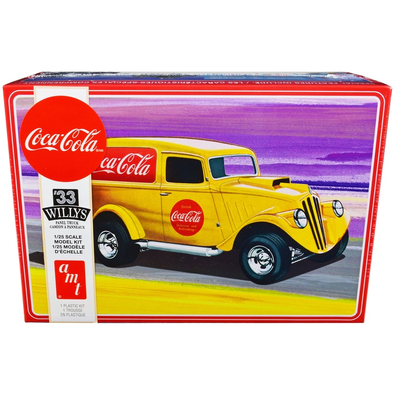 Skill 2 Model Kit 1933 Willys Panel Truck “Coca-Cola” 1/25 Scale Model by AMT