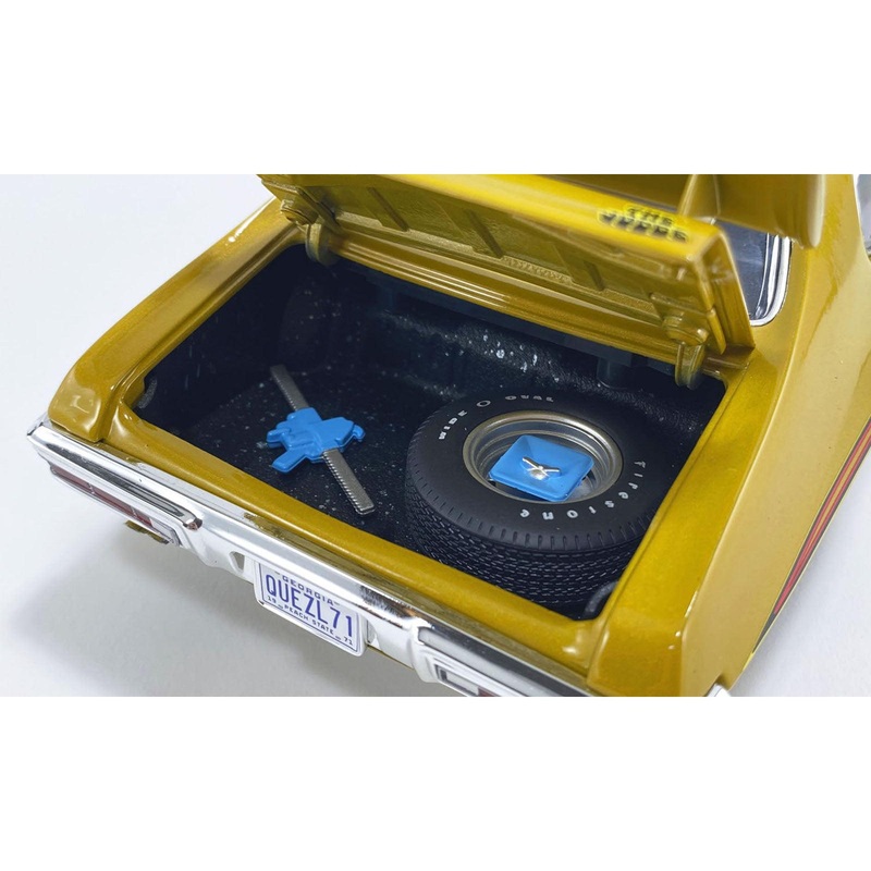 1971 Pontiac GTO Judge Quezal Gold Metallic Limited Edition to 366 pieces Worldwide 1/18 Diecast Model Car by ACME