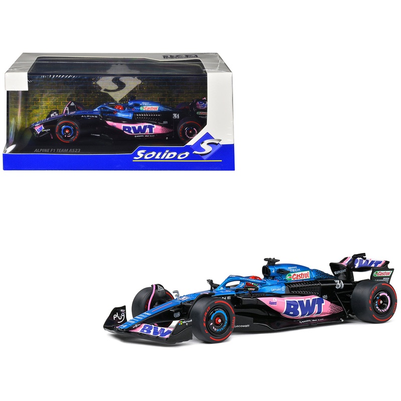Alpine A523 #31 Esteban Ocon “BWT” 3rd Place “Formula One F1” Monaco GP (2023) 1/43 Diecast Model Car by Solido