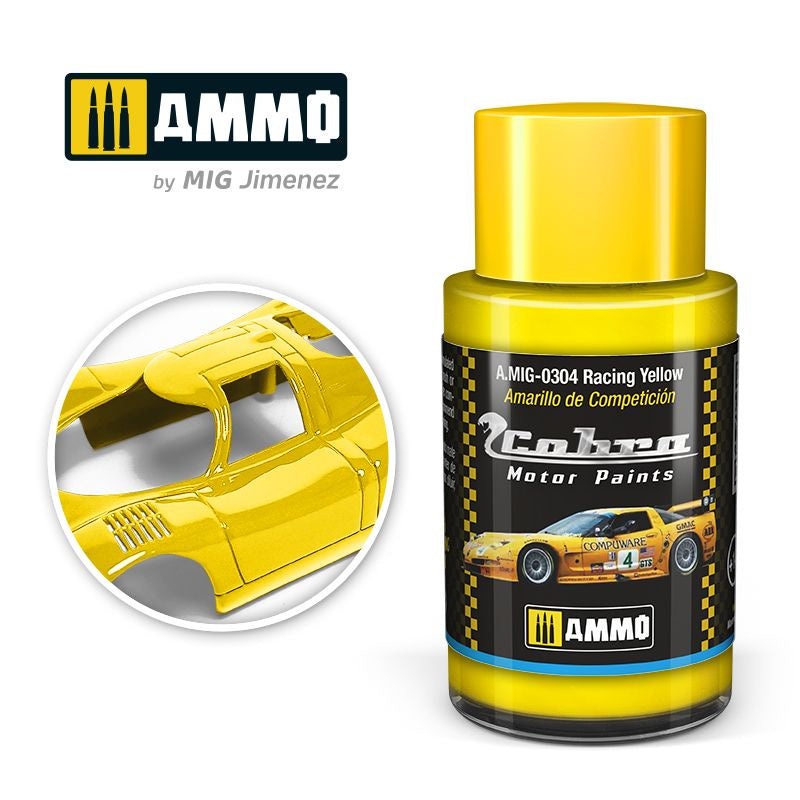 AMMO – 0304 Cobra Motor Racing Yellow