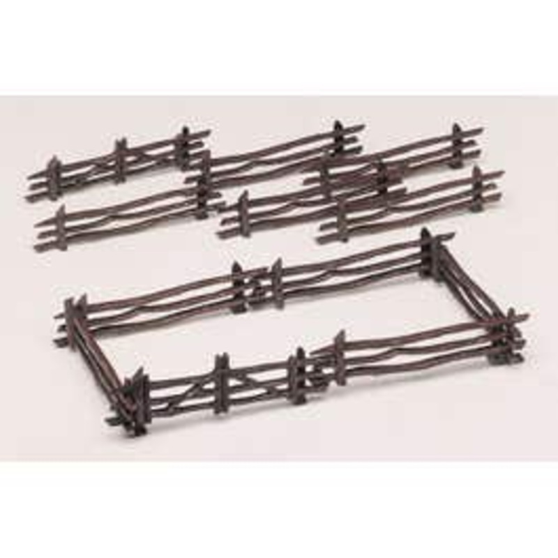 Bachmann #45984 Rustic Fence Kit (12 pieces)