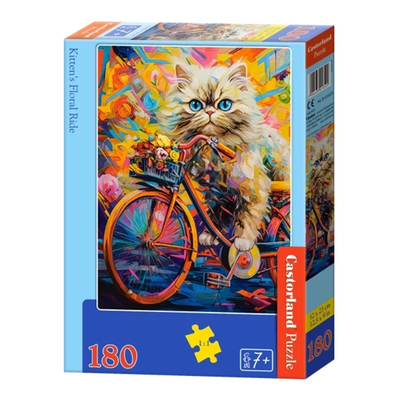 Castorland – Kitten’s Floral Ride (180pcs)