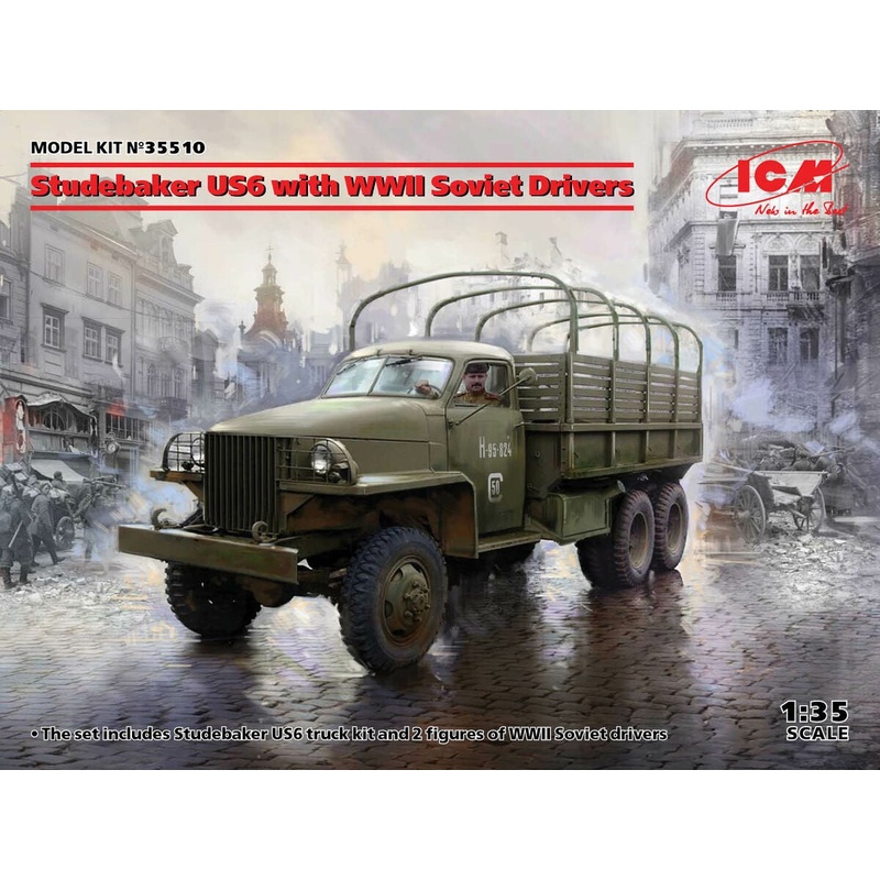ICM – 1/35 Studebaker US6 with WWII Soviet Drivers