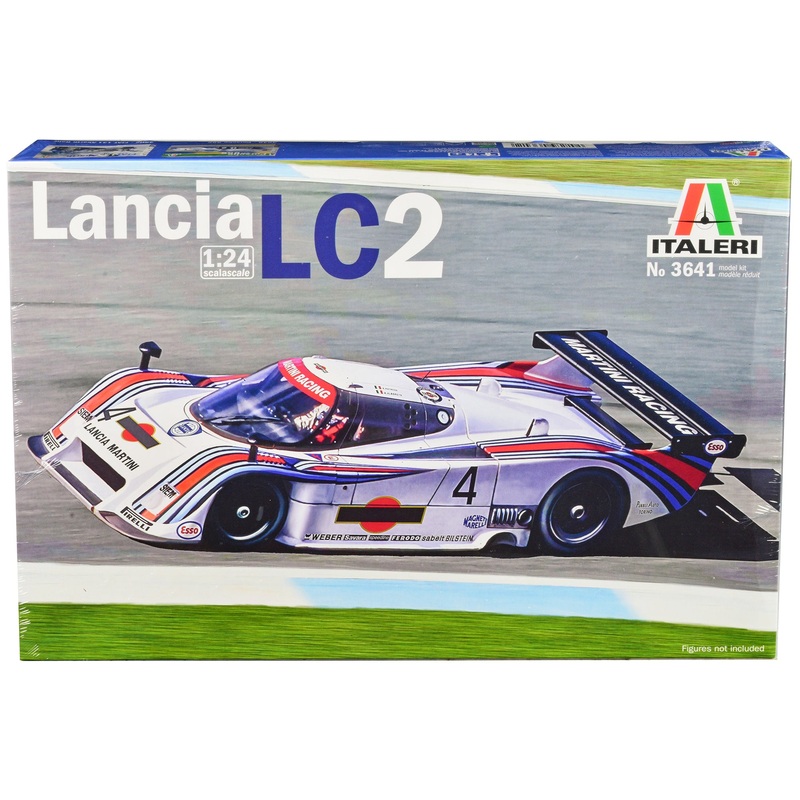 Skill 3 Model Kit Lancia LC2 “World Sport Prototype Championship” 1/24 Scale Model by Italeri
