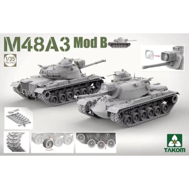 Takom – 1/35 M48A3 Mod B