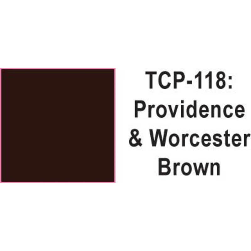 Tru Color TCP-118 Providence and Worcester Brown Paint 1 ounce