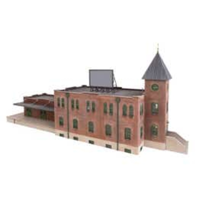 Walthers 933-4104 HO Vintage Brick Warehouse Kit