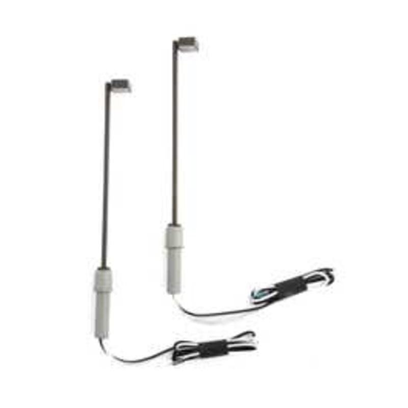 Walthers 949-4806 LED Streetlight 2-Pack Single Square Modern Parking Lot Style