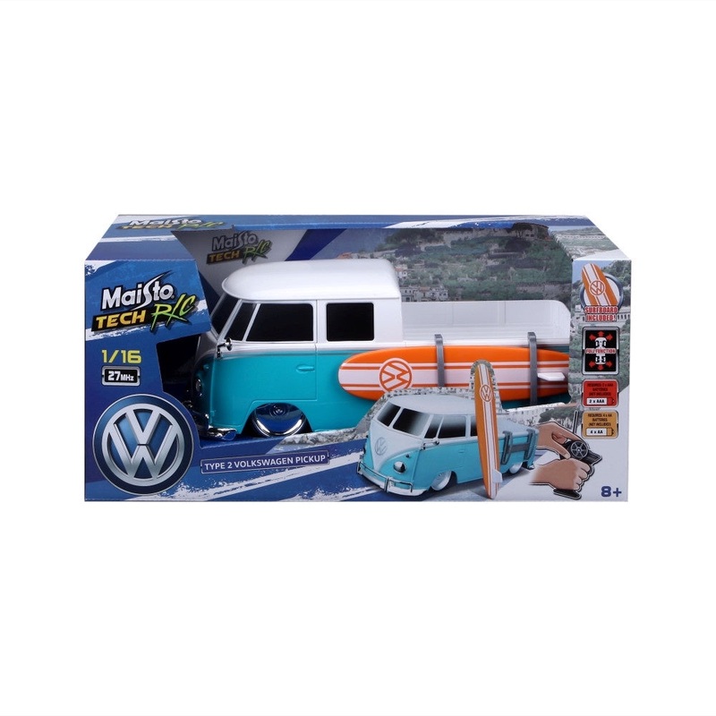 Maisto – 1/16 R/C Volkswagen Type 2 Pick Up w/ Surf Board