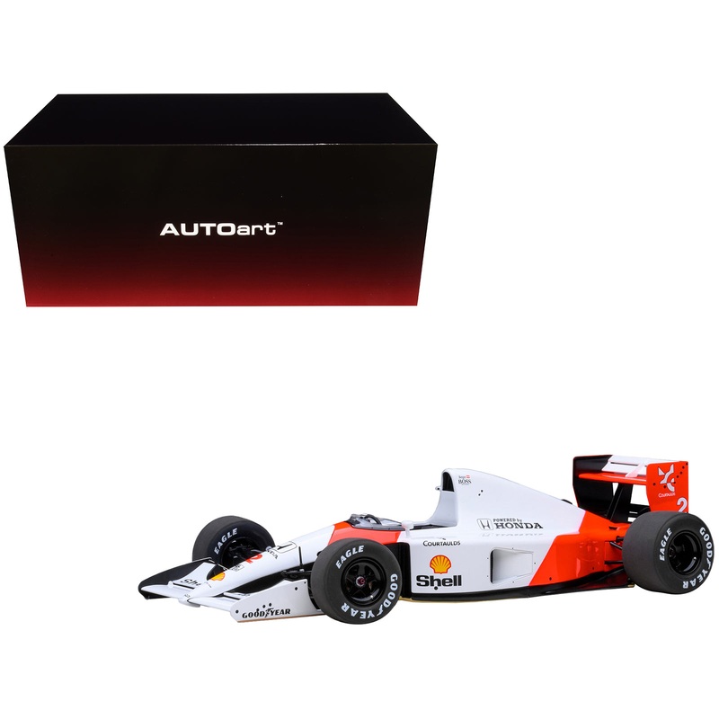 McLaren Honda MP4/6 #2 Gerhard Berger Winner Formula One F1 Japanese GP (1991) (without McLaren Logo) 1/18 Model Car by Autoart