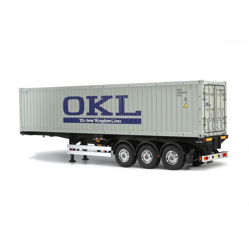 Tamiya – R/C 40-Foot Container 3-Axle Semi-Trailer