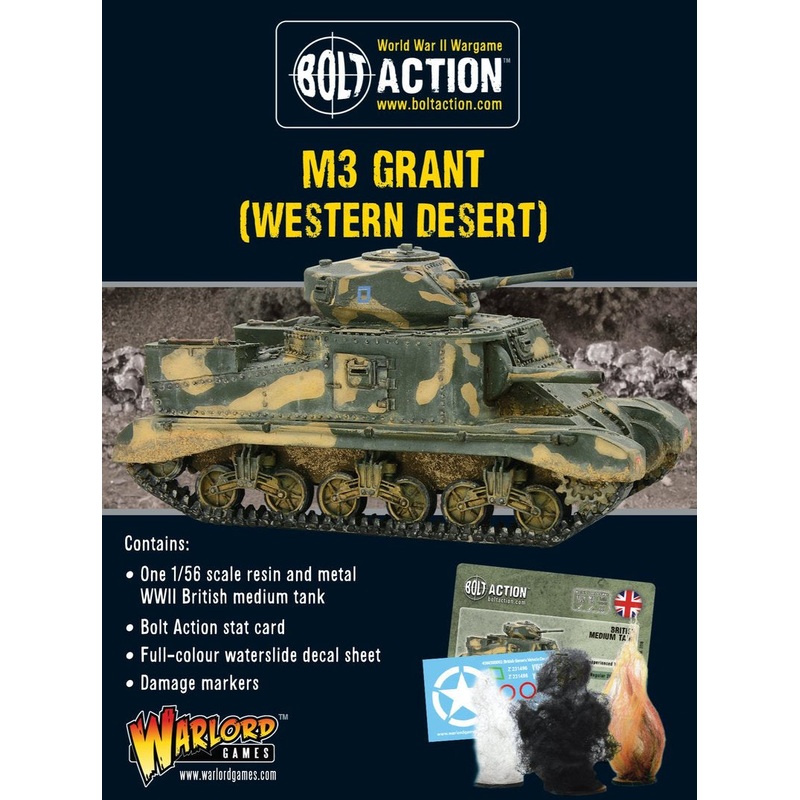 Warlord – Bolt Action: M3 Grant (Western Desert)