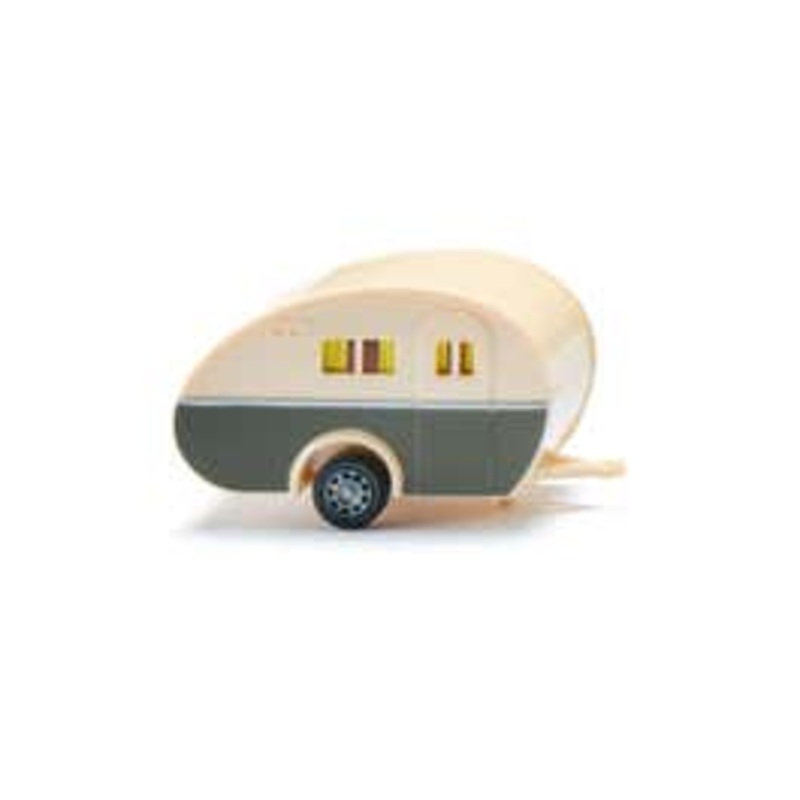 Wiking 5401  HO caravan – ivory/quartz grey