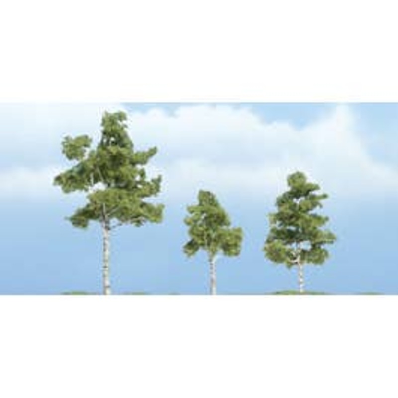 Woodland Scenics TR1605 Paper Birch Trees 2 3/4″, 1 1/2″ & 2 1/4″ – 3 pkg.