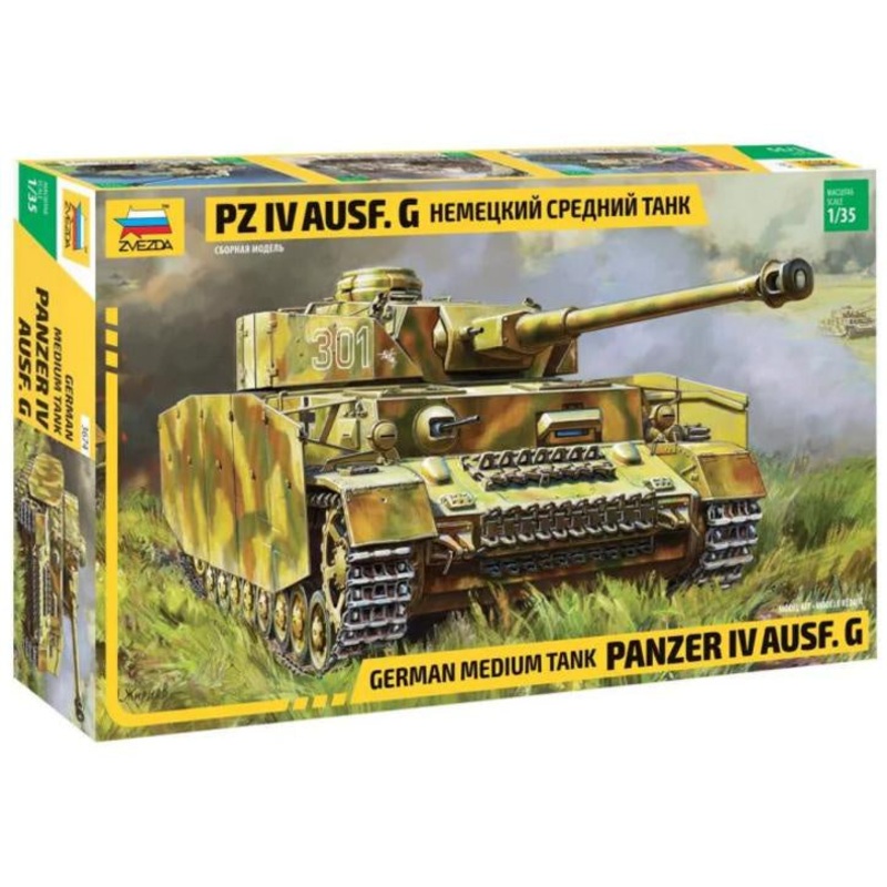 Zvezda – 1/35 German Medium Tank Panzer IV – Ausf. G