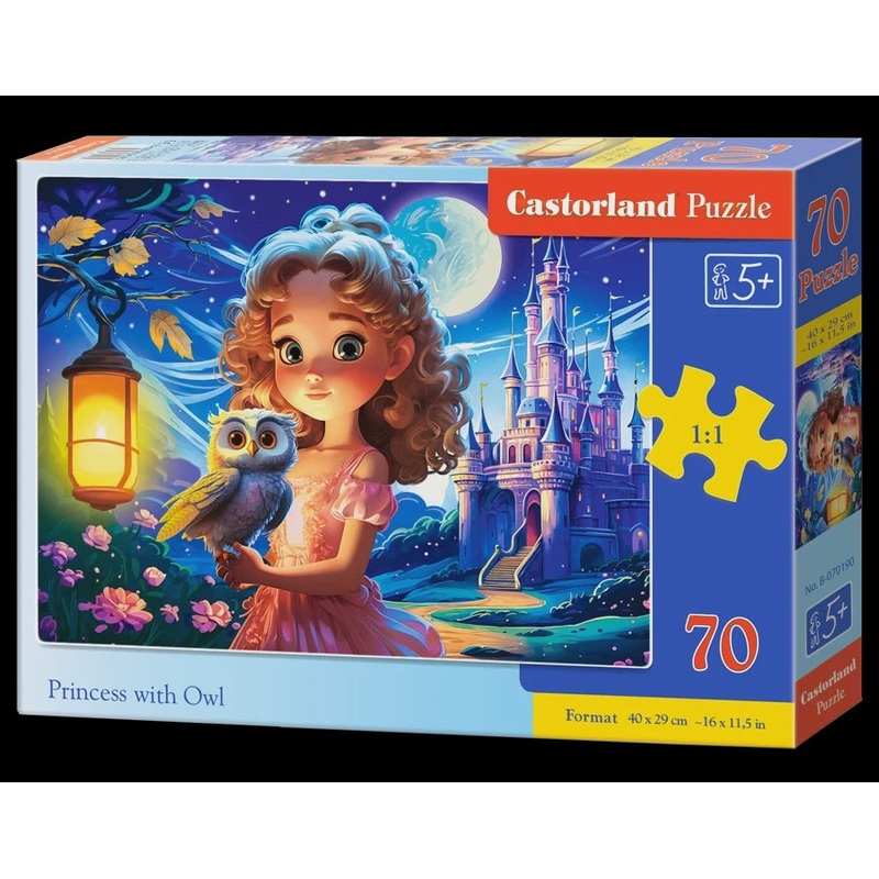Castorland – Princess w/ Owl (70pcs)