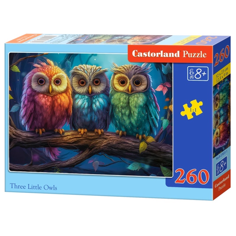 Castorland – Three Little Owls (260pcs)