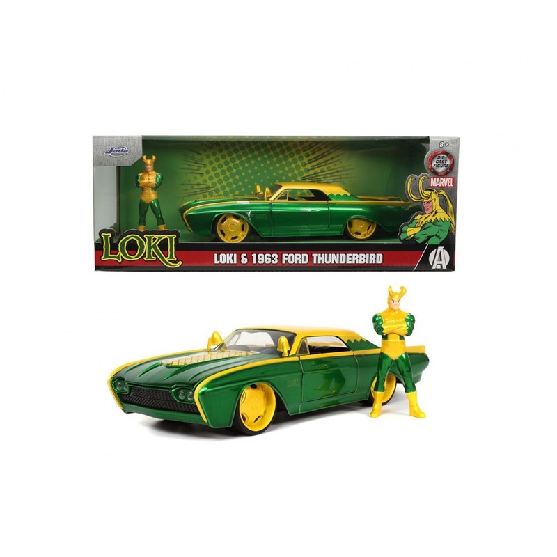 Jada – 1/24 Loki & Ford Thunderbird (Marvel)