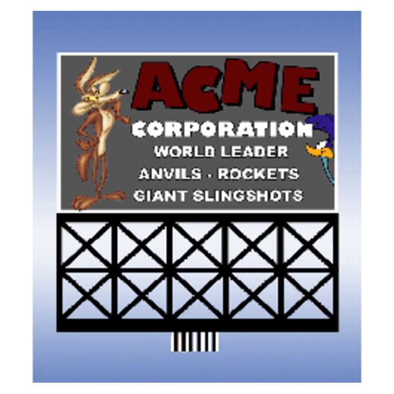 Miller Engineering #44-3752 Small Acme Billboard