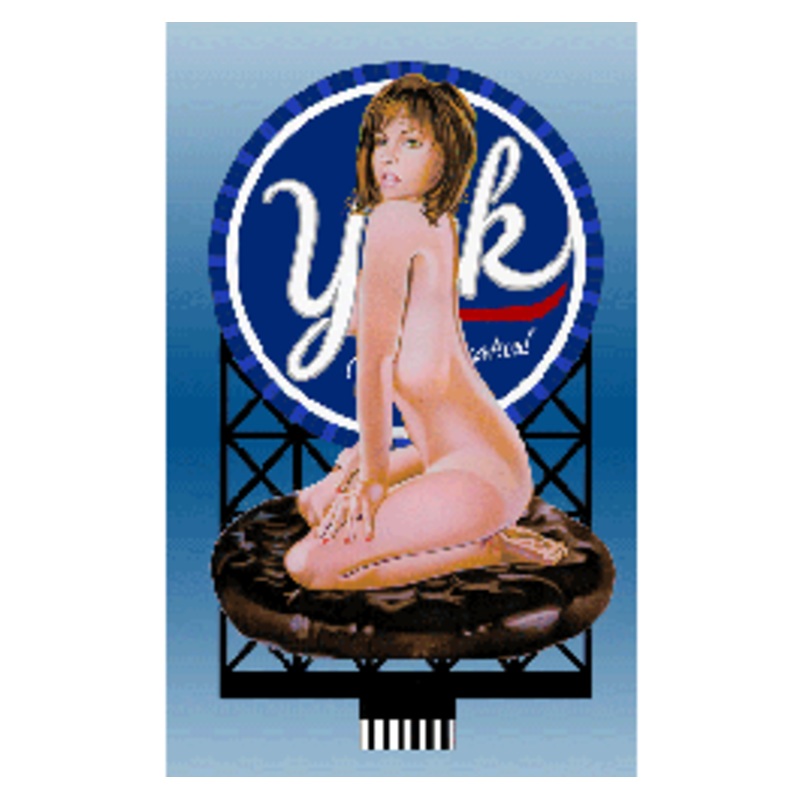 Miller Engineering #44-3852 Small York Girl Sign