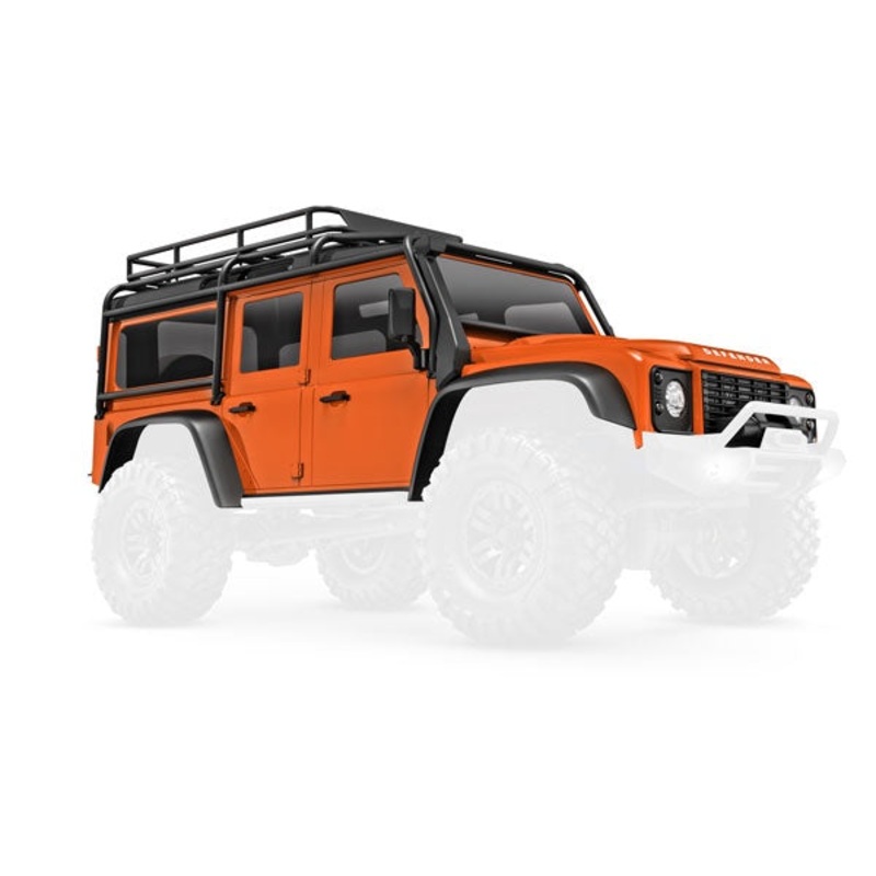Traxxas – 9712 – ORNG -Body for Land Rover Complete Orange (TRX-4M)