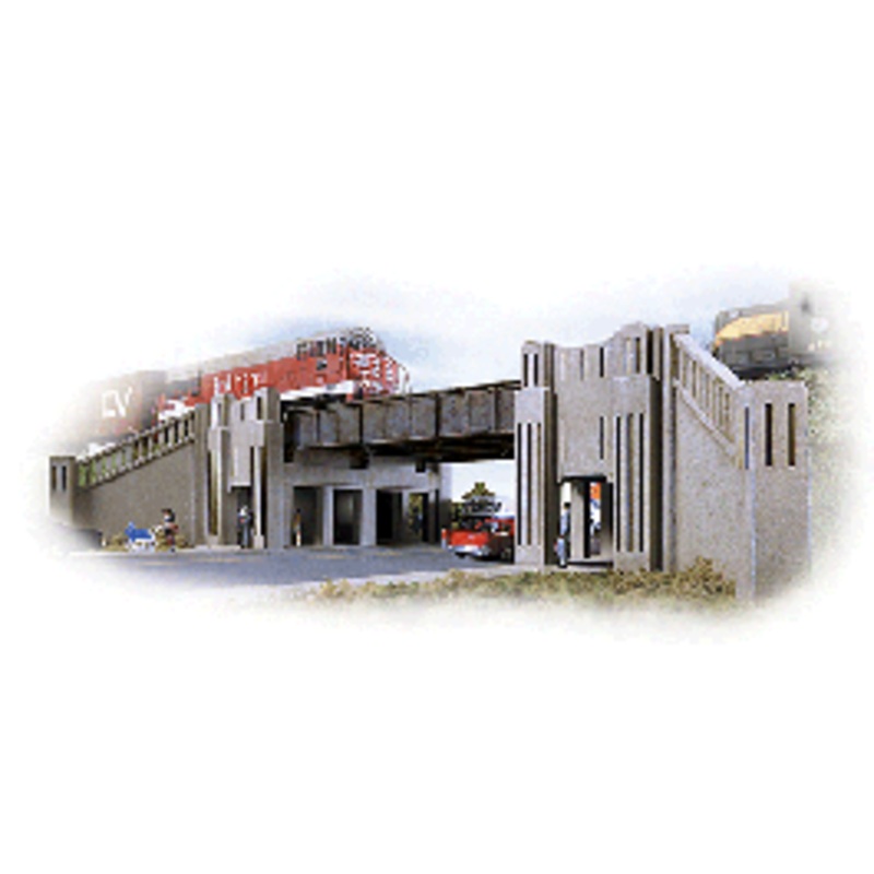 Walthers #933-3800 Art Deco Highway Underpass — Kit
