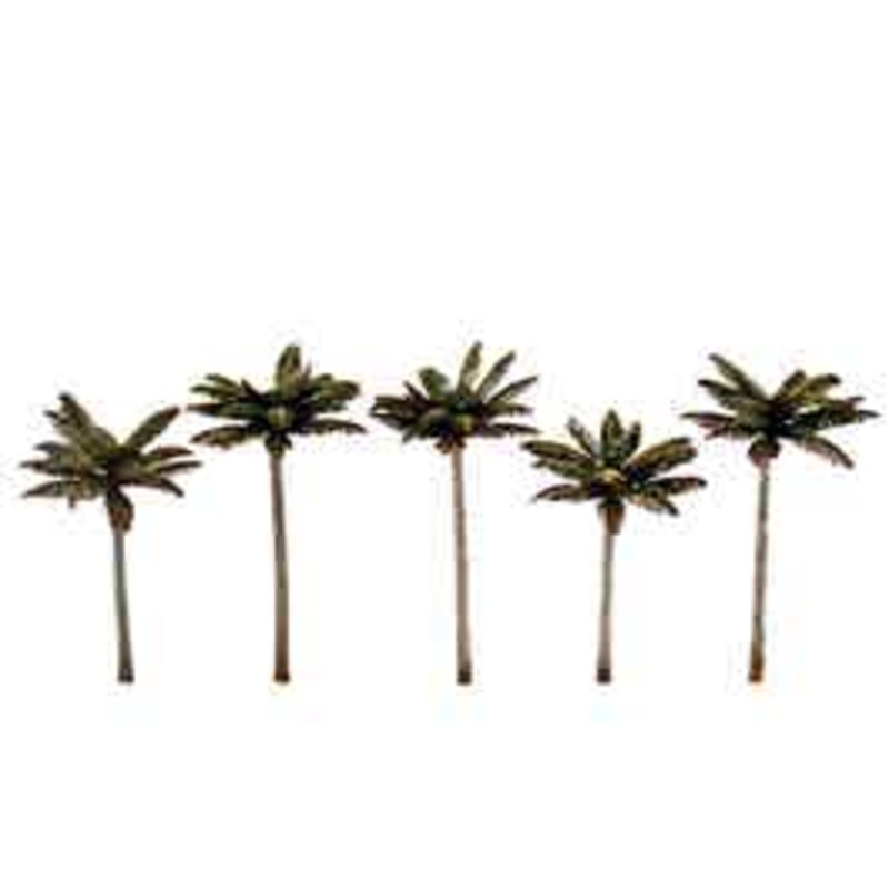 Woodland Scenics TR3597 Palm Trees – 3″ – 3 3/4″ (set of 5)