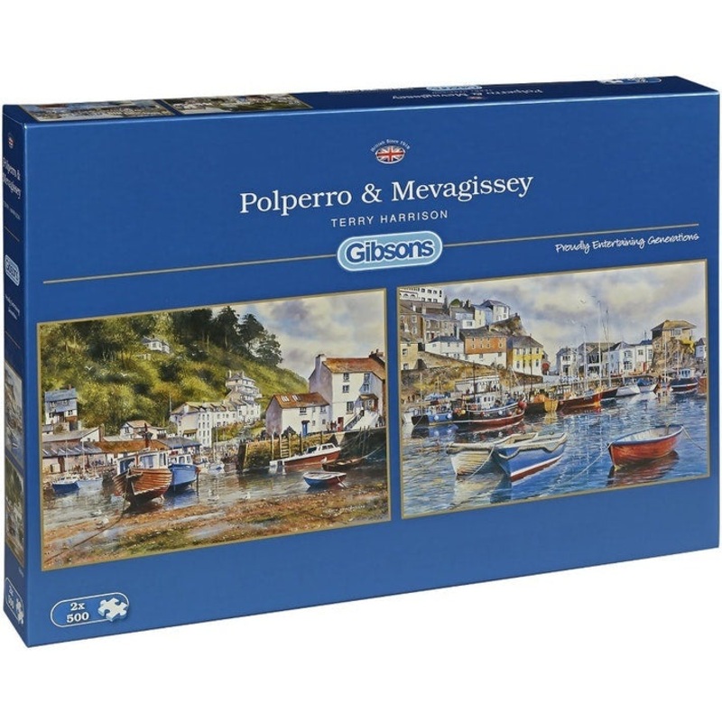 Gibsons – Polperro & Mevagissey (2 X 500pcs)