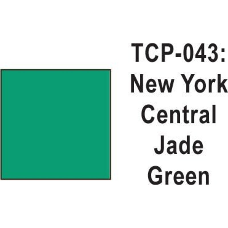 Tru Color TCP-43 New York Central Jade Green Paint 1 ounce