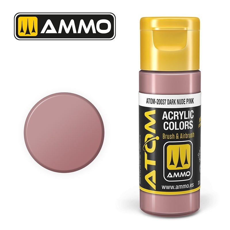 ATOM – 20037  Dark Nude Pink (20ml)