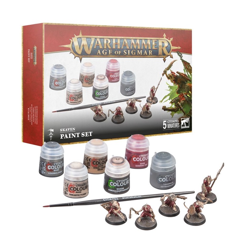 GW – Warhammer Age of Sigmar: Skaven + Paint Set  (60-09)