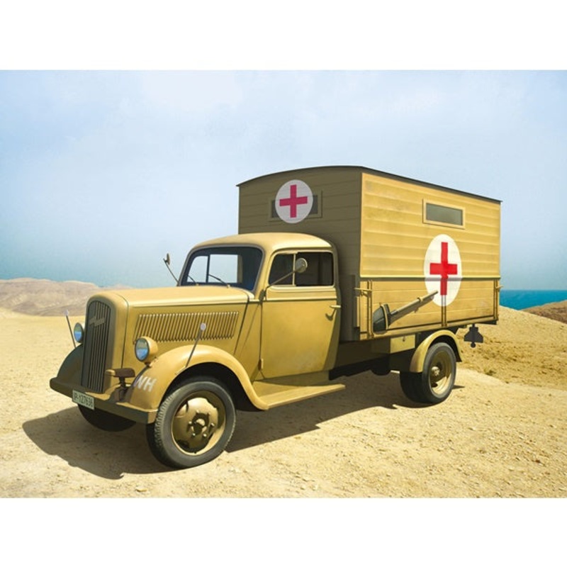 ICM – 1/35 Typ 25-32 With Shelter WWII German Ambulance