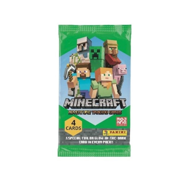 Panini – Minecraft Adventure Trading Cards 4 Cards (Sold as Individual Packets)