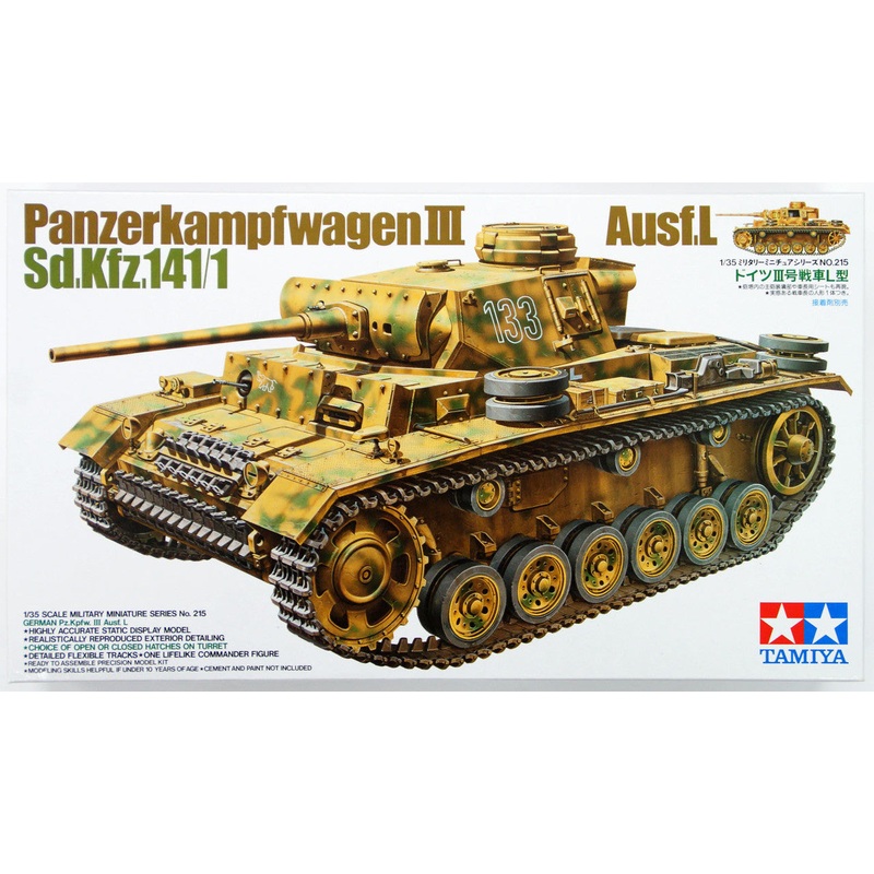 Tamiya – 1/35 German Pz.Kpfw III Ausf.L
