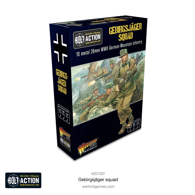 Warlord – Bolt Action: Gebirgsjager Squad (Metal)