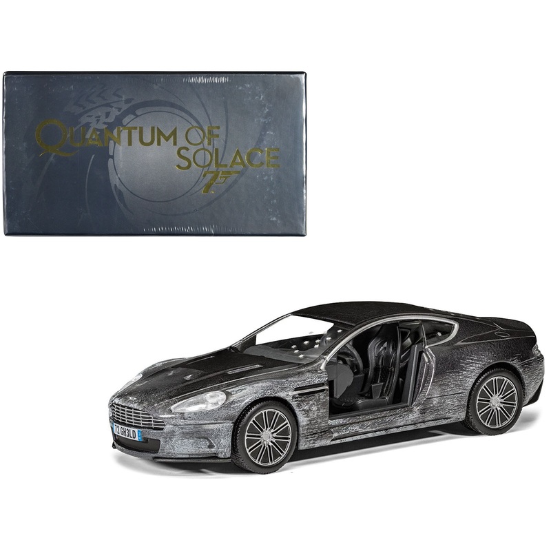 Aston Martin DBS Gray Metallic (Damaged Version) James Bond 007 “Quantum of Solace” (2008) Movie Diecast Model Car by Corgi